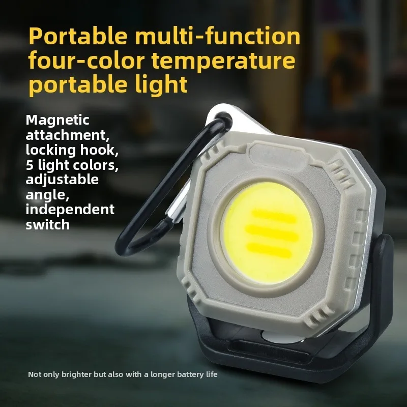 New Camping Tent Light: Ultra-Bright High-Lumen Camping Lamp, Multi-Functional COB Work Light for Auto Repair & Emergency Use