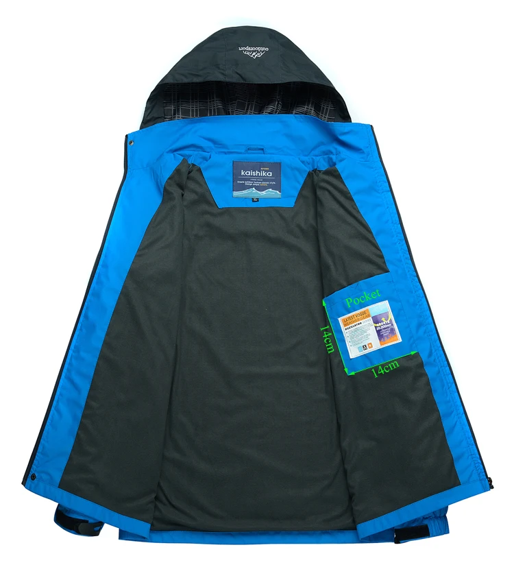 Männer Herbst Jacke Camping Wandern Trekking Windjacke Wasserdicht Mit Kapuze Frühling Outdoor Sport Reisen Klettern Mäntel – Detail 7