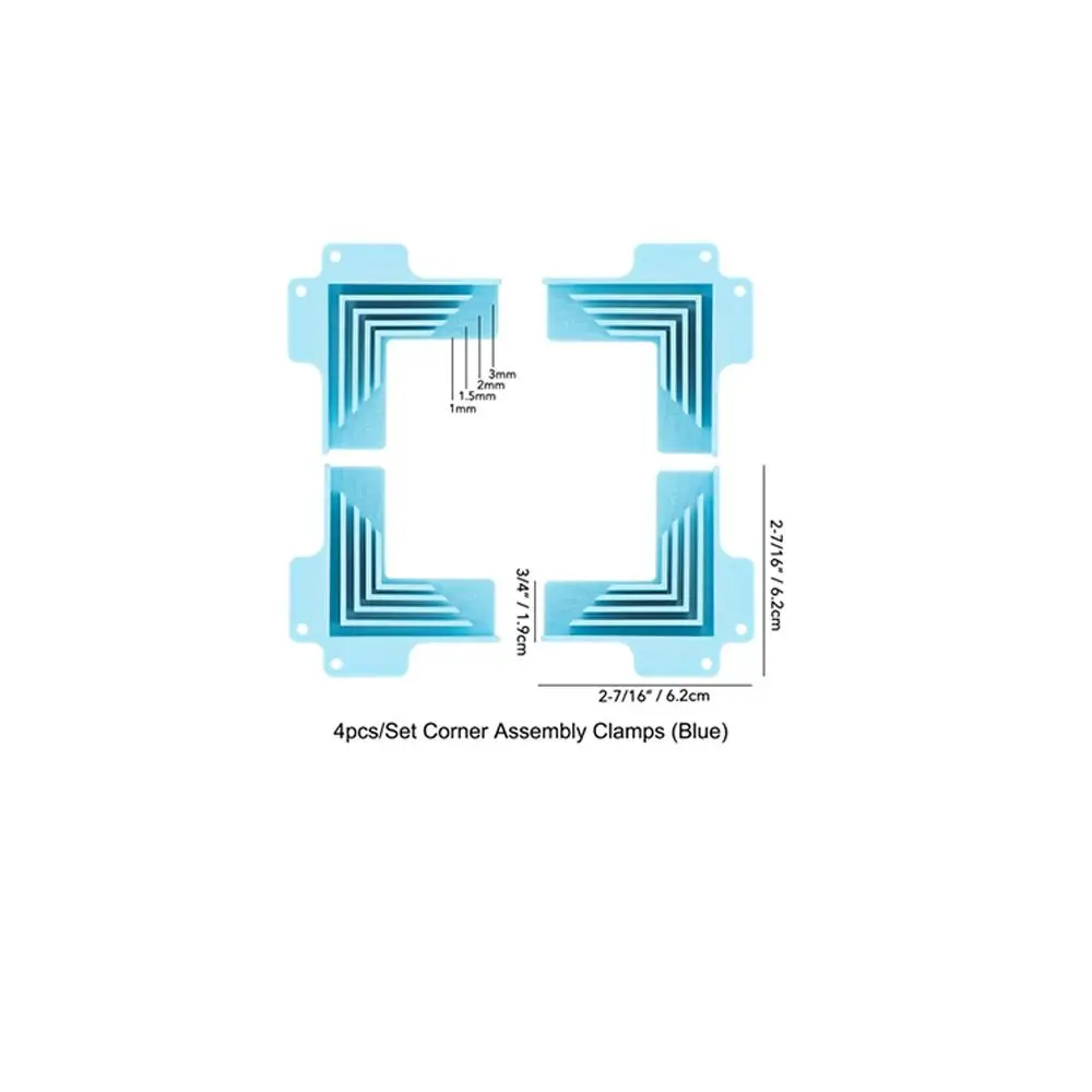 4/6Pcs Corner Holding Design Corner Assembly Clamps Paper Scrapbooking Tool Paper Craft Cartonnage Corner Tool view 4