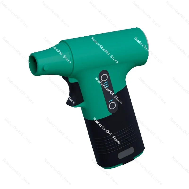 130,000 Handheld Turbo Fan Violent Hair Dryer Powerful Small Fan Rechargeable Portable High Speed Burst Fan