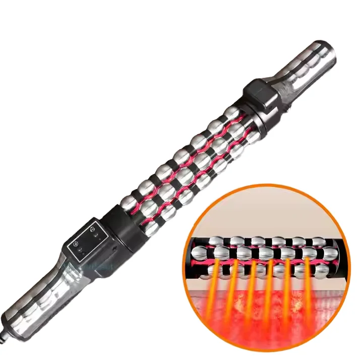 Roller Muscle Massage Lymphatic Drainage Device Ude for Home Salon Vibration Inner Ball Rolling Body Shaping Machine