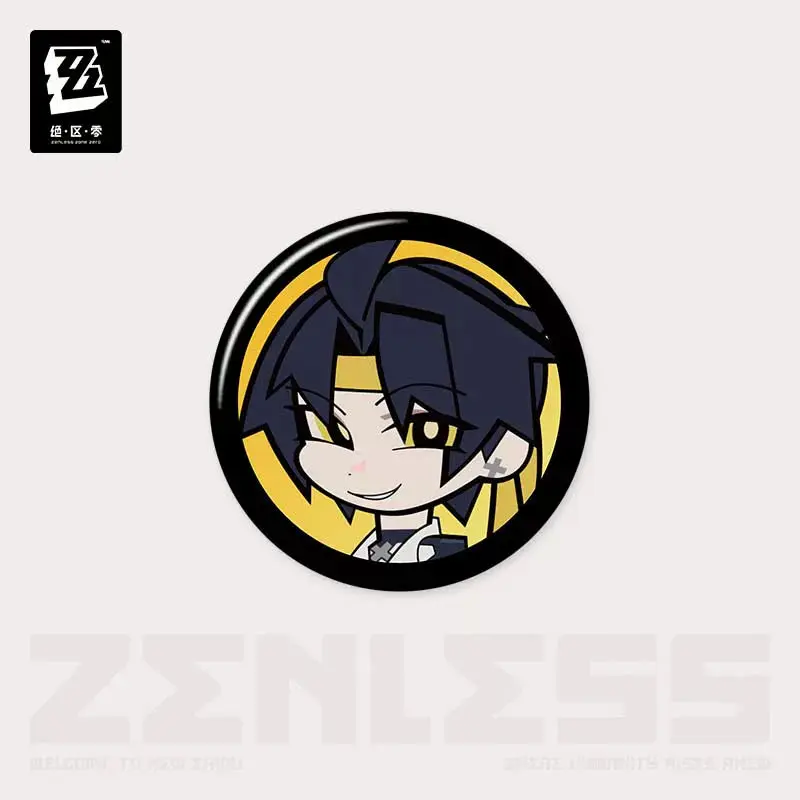 [Genuine] miHoYo Game Zenless Zone Zero Agent Avatar Mini Badge Trigger Astra Yao Vivian Pulchra Anime Brooch Cosplay Xmas Gifts 6