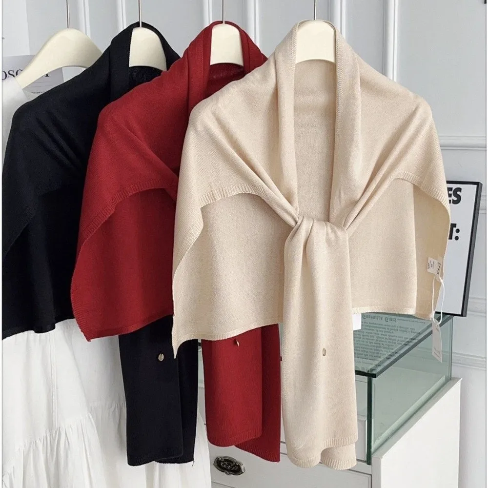 cachecol-triangular-feminino-de-trico-com-no-versao-t-cor-solida-fino-para-mulheres