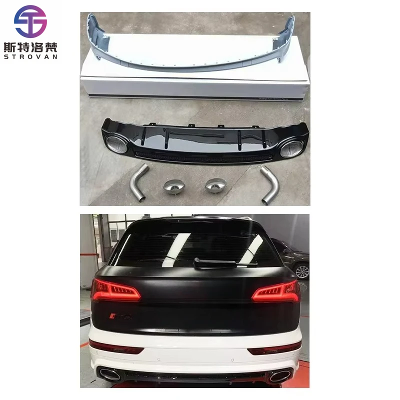 

STLF CLRAK Car Modification Upgrade Rear Bumper Lip Body Kit for 2018-2020 Q5