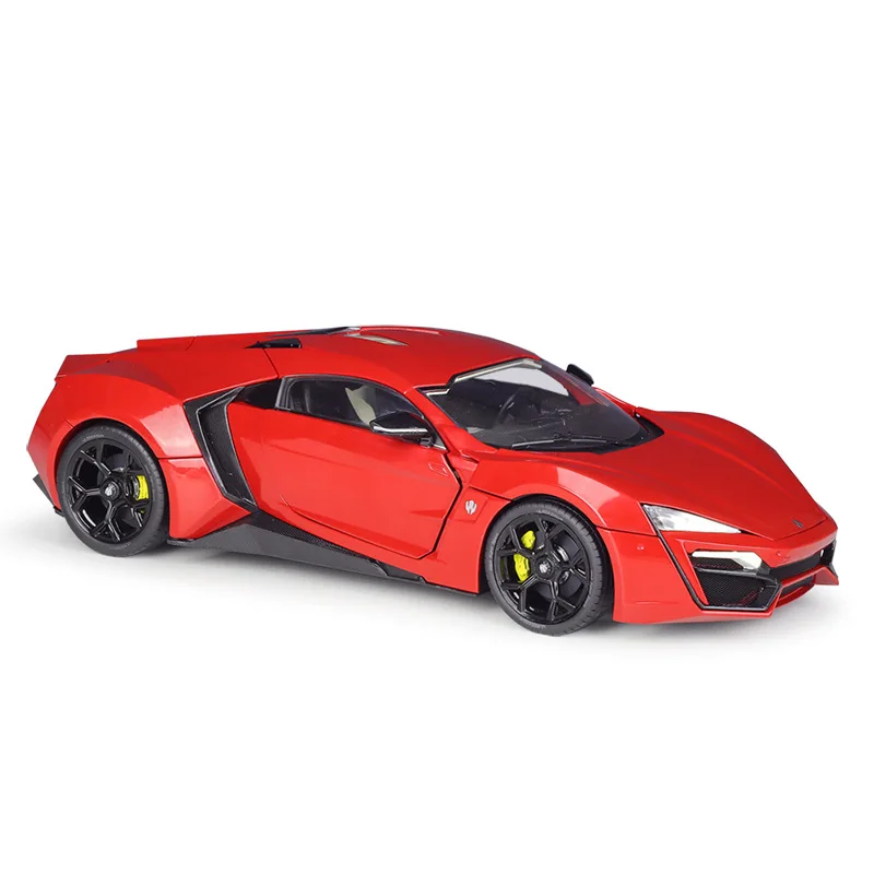 1:18 Lykan HyperSport Car Model Simulation Alloy Diecast Car Model Gift Collection Ornaments Model Car B669