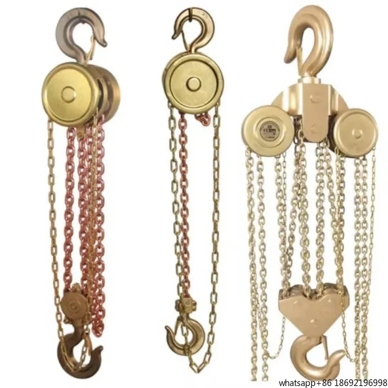 Shiny explosion-proof bracelet hoist manual chain block