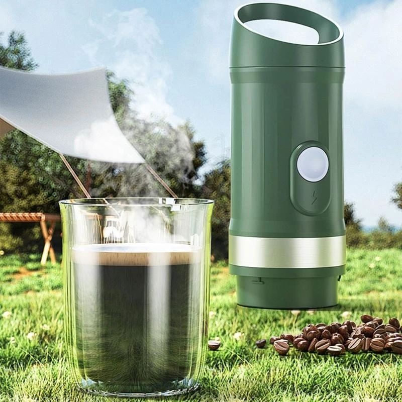 ماكينة إسبرسو كهربائية محمولة سفر صانع القهوة لتخييم سيارات القهوة