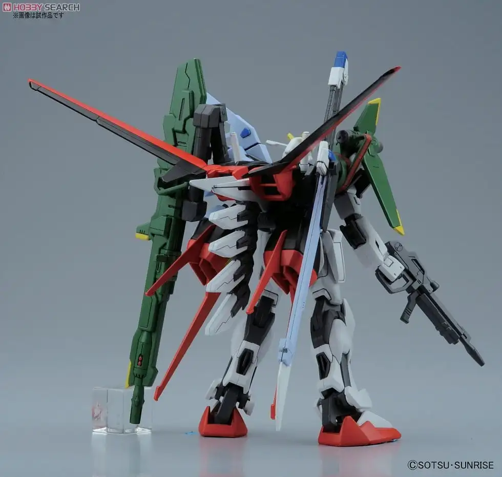 Gundam HG 1/144 SEED R17 GAT-X105+AQM/E-YM1 PERFECT STRIKE Ction Assembly Model Original Product