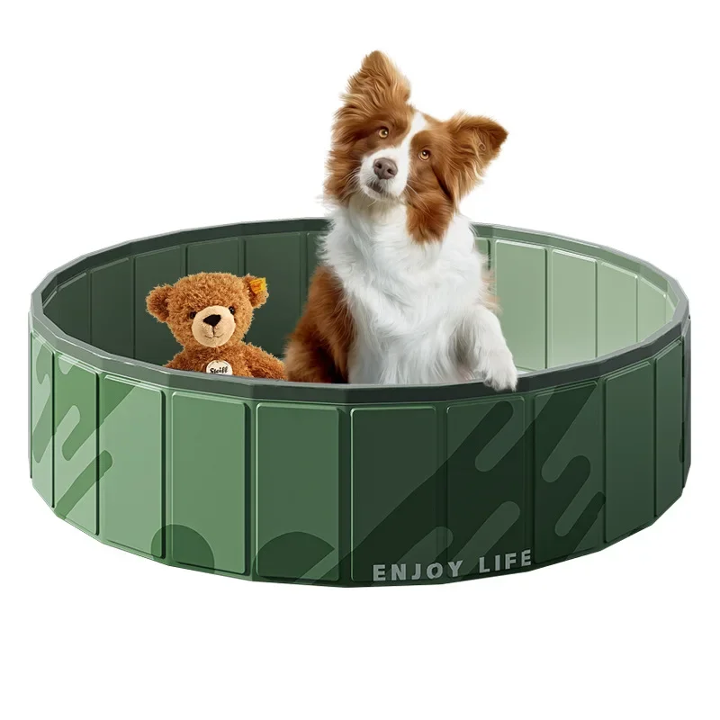 Pet Swimming Pool Portable Foldable PVC Pet Bathing Pool for Dogs Outdoor Animal Easy Storage Dog Wash Basin