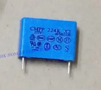 10PCS CMPP 104K 224K 334K 474K 684K X2 275V 0.1UF 0.22UF 0.33UF 0.47UF 0.68UF 100NF 220NF 330NF 470NF 680N P=15mm FILM CAPACITOR