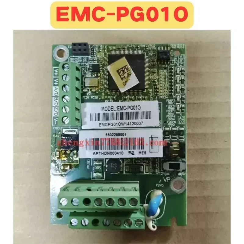 Used Frequency Converter PG Card EMC-PG01O EMC PG01O Normal Function Tested OK
