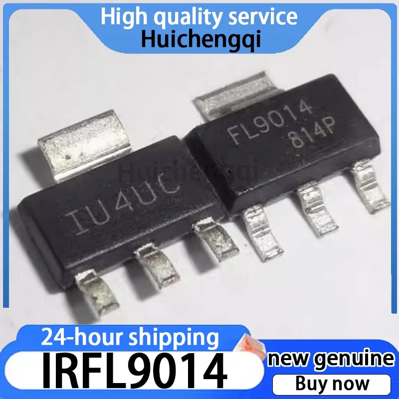10PCS Genuine IRFL9014 FL9014 Package SOT-223 P-channel MOSFET