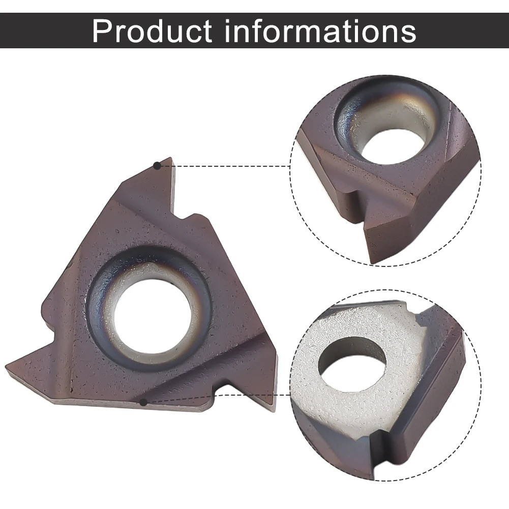 16ER A60 BMA كربيد إدراج خيوط تحول إدراج عملي في مجموعة متنوعة من بيئات الآلات للطحن #6