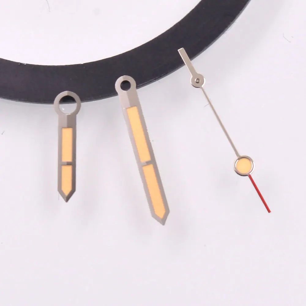 يد ساعة مضيئة للحركة التلقائية ، إكسسوارات خضراء ، تناسب NH35 ، NH36 ، ETA2824 ، PT5000 ، ST2130