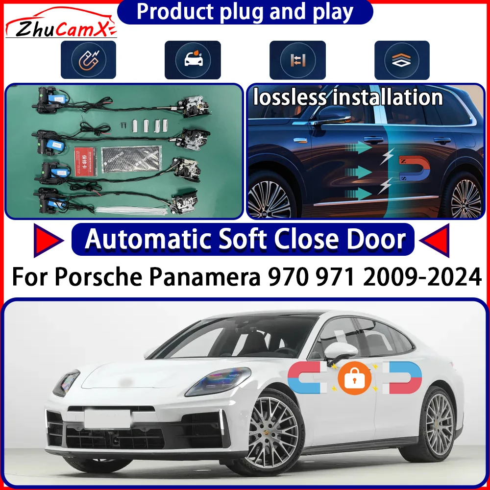 

Electric Door Lock Actuator for Porsche Panamera 970 971 2009-2024 Soft Close Door Kit Power Latch System Auto Pull Door Easy