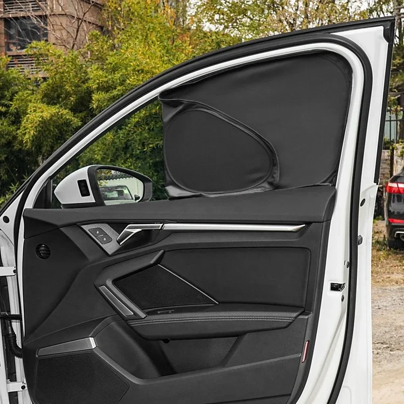 

Для AUDI A3 8Y 2021-2026 автомобильный черный оконный солнцезащитный козырек с защитой от УФ-лучей, теплоизоляционный защитный чехол, аксессуары для интерьера