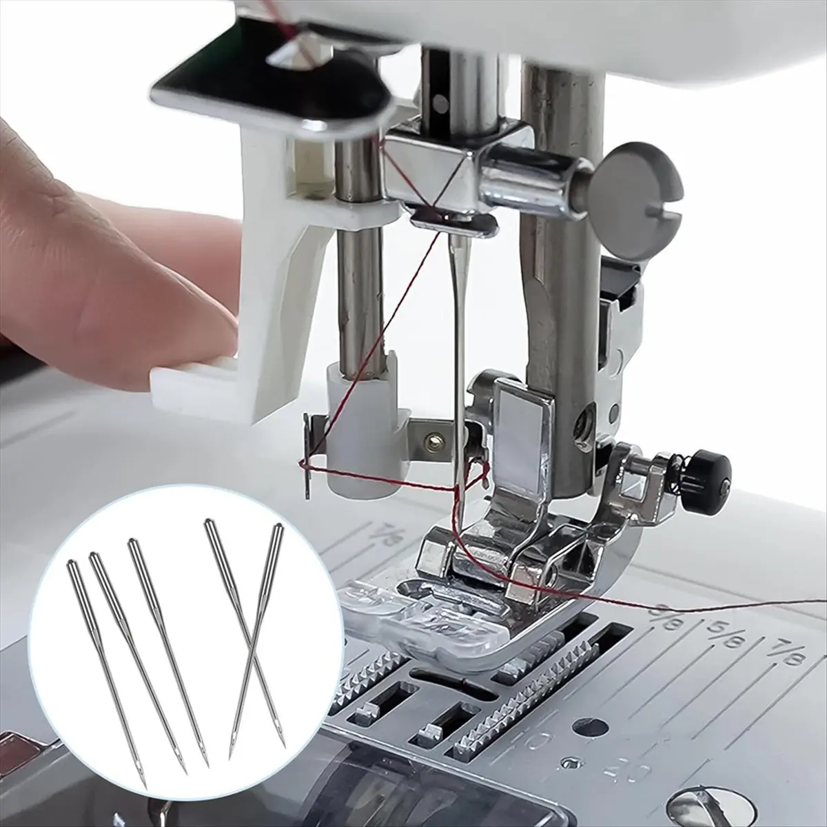 【TODAY-BUY】50 Pcs Universal Size 110/18 Heavy Duty Sewing Machine Needles, Quliting Sewing Machine Needles for Home Sewing Machi