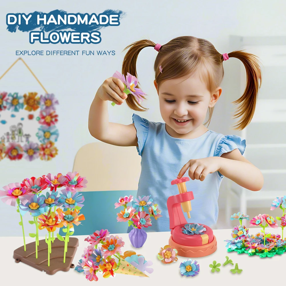 

Новые игрушки для самостоятельной сборки 2026 года | Набор для творчества: букеты из ткани, игрушки своими руками | Набор для создания букета: детские игрушки-цветы для цветочного рынка | Собираем букет для дошкольников G