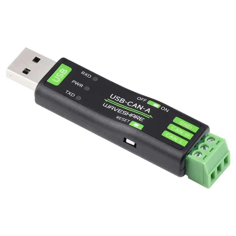 

Анализатор адаптера USB-CAN 2X Waveshare Hot Style 2025 года, модель A, решение для микросхем STM32, несколько режимов работы, многосистемная система
