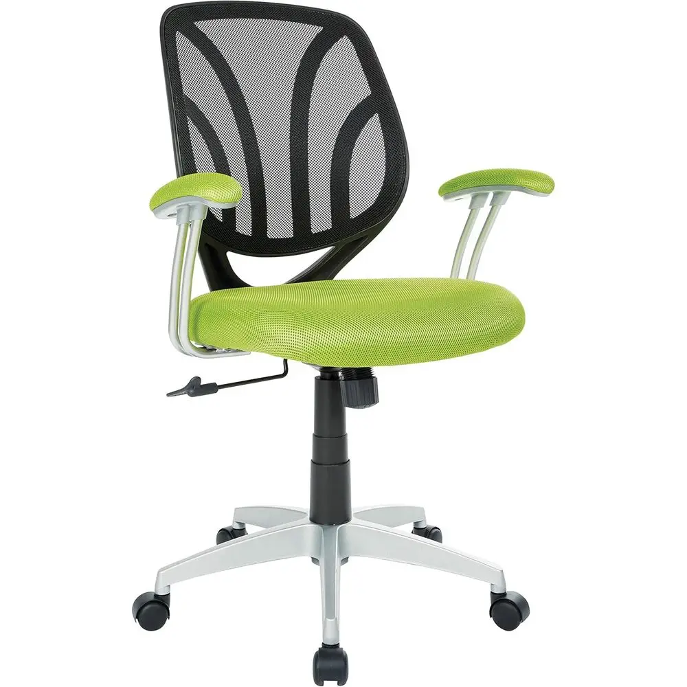

Sn Back Oice Task Chair, Green Padded seat