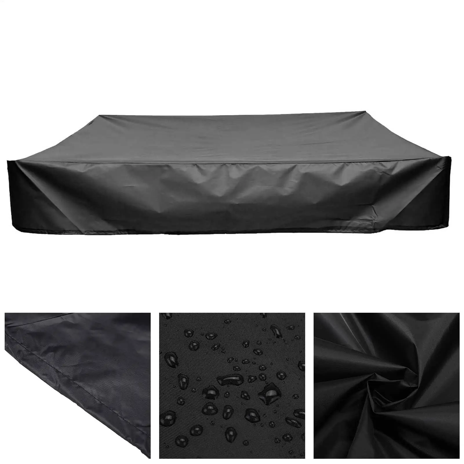

3x2m Pool Ground Cover Leaf Protection Proof Cloth Ground Pools Hot Tub Cover Solar Covers Heavy Duty Tear Resistant Pool Cover