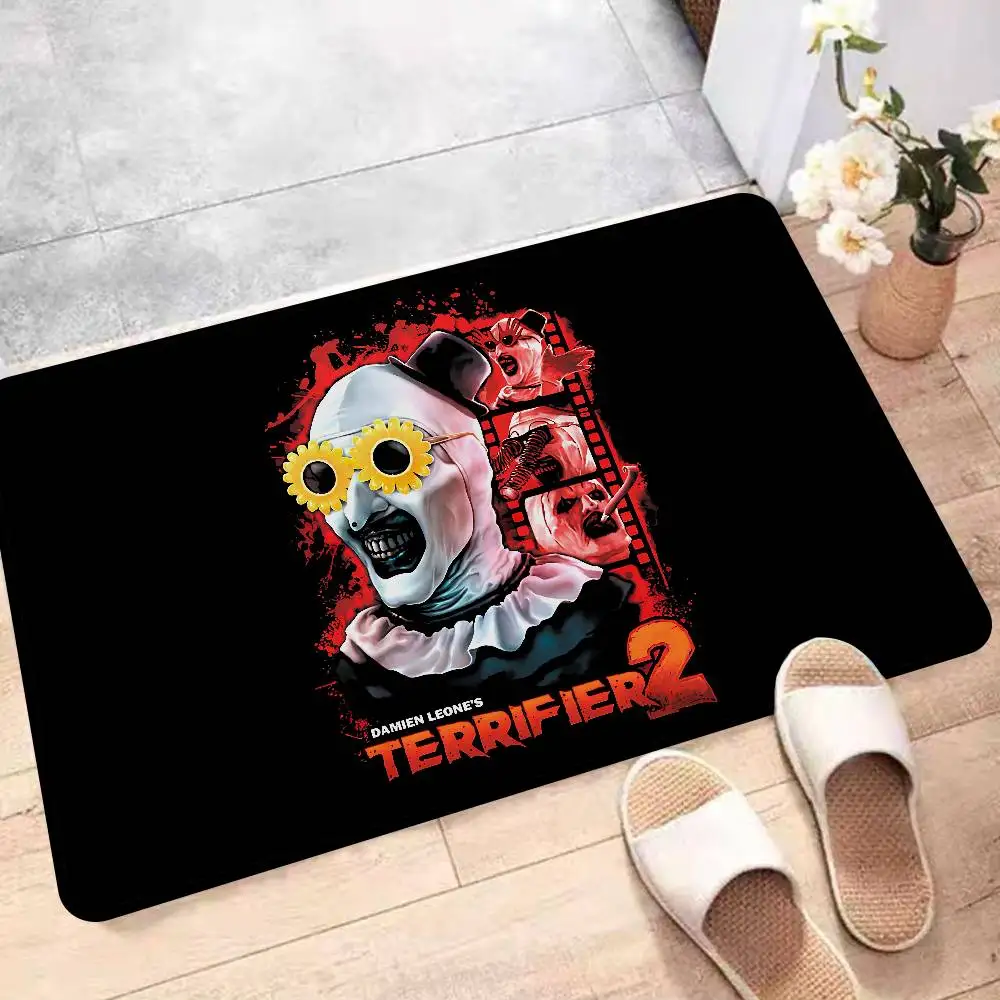 Halloween Horror Clown T-terrifierS Movie Entrance Door Mat Nordic Style Home Doormat Bathroom-Toilet Mats Bedroom Hotel Mat