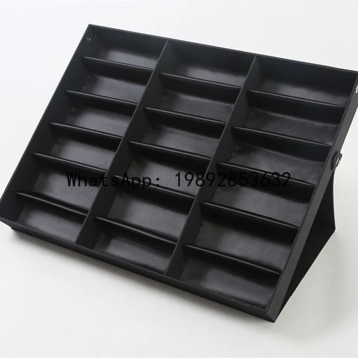 Eyewear display case, multi-glasses storage box, sample box, counter display rack for sunglasses, street vendor display