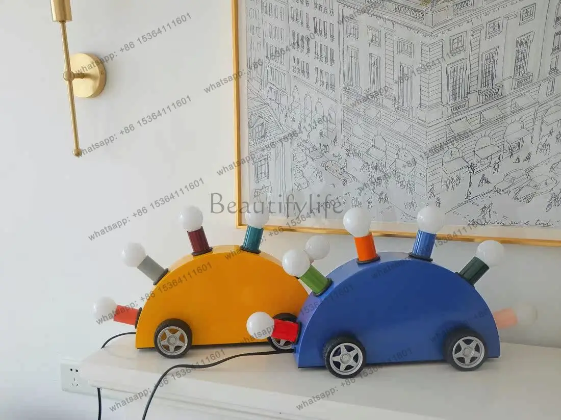 Art Luminous Ornaments Living Room Desk Decorative Ornaments Pre-Aged Furniture