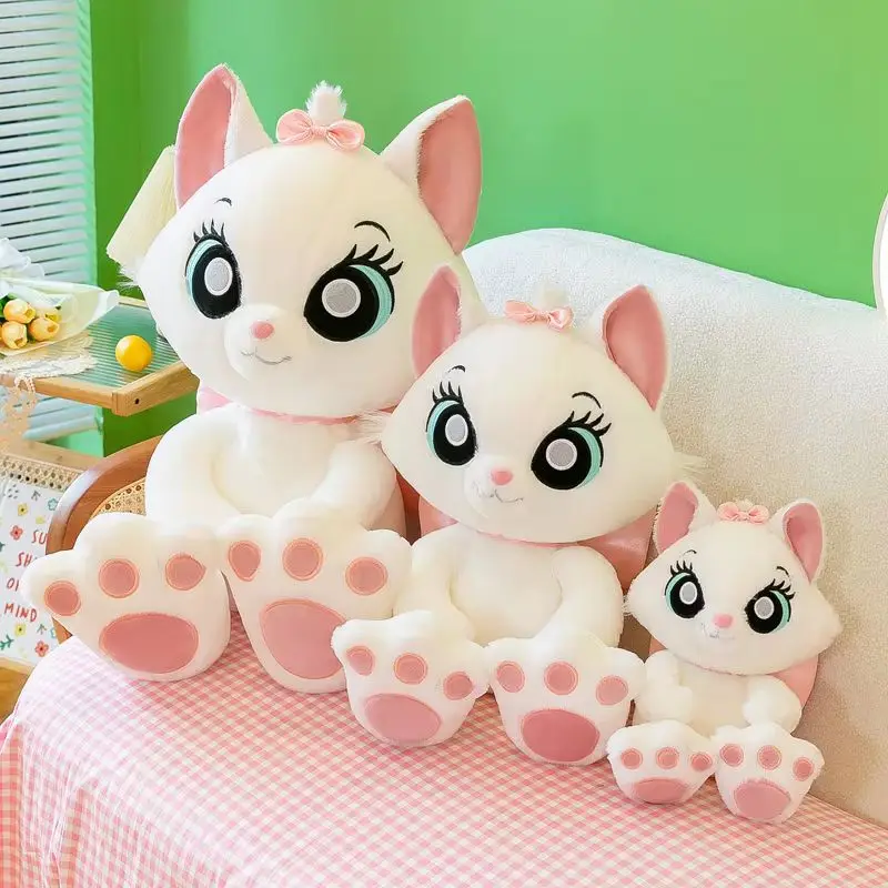 Disney animais bonitos brinquedos marie gato novo anime gato de pelúcia para meninas crianças recheado para a criança crianças aniversário presente do feriado