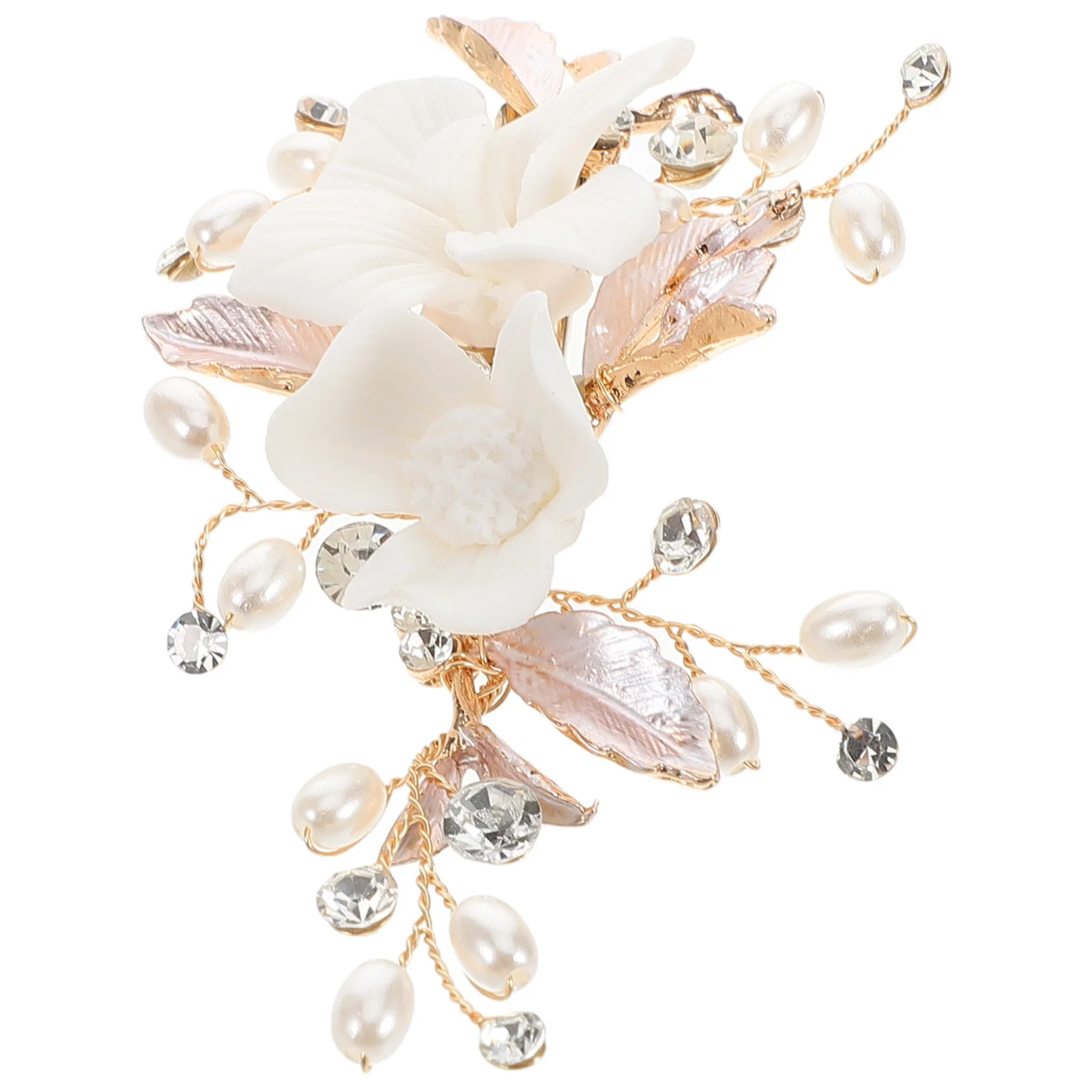 

Fashion Accessories Decorative Hair Pins Ceramics Bridal Headpieces for Birthday Bridesmaid