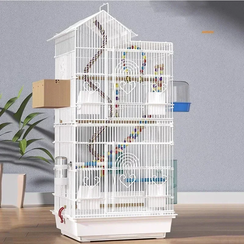 Aviary Carrying Bird Cagess Parrot Carrier Nest Pigeon Parrot Nest Outdoor Large Hut Bird Cagess Quail Jaula Pet Products