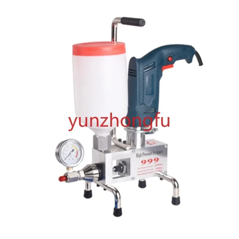 Steel HosePolyurethane Crack 999 High Quality 810/910/1300W Epoxy Injection Pump  / Polyurethane Foam Grouting Machine