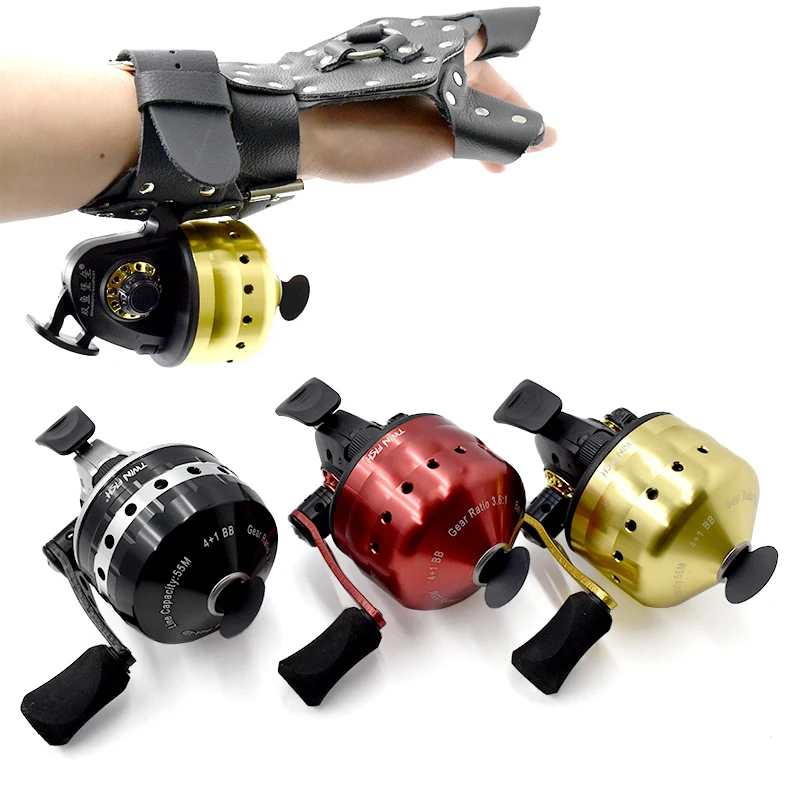 BL30 Slingshot Hunting Fishing Reel Accessories Metal Fish Shooting Fishing Reel Fish Dart Accessories Outdoor Recreation Toys