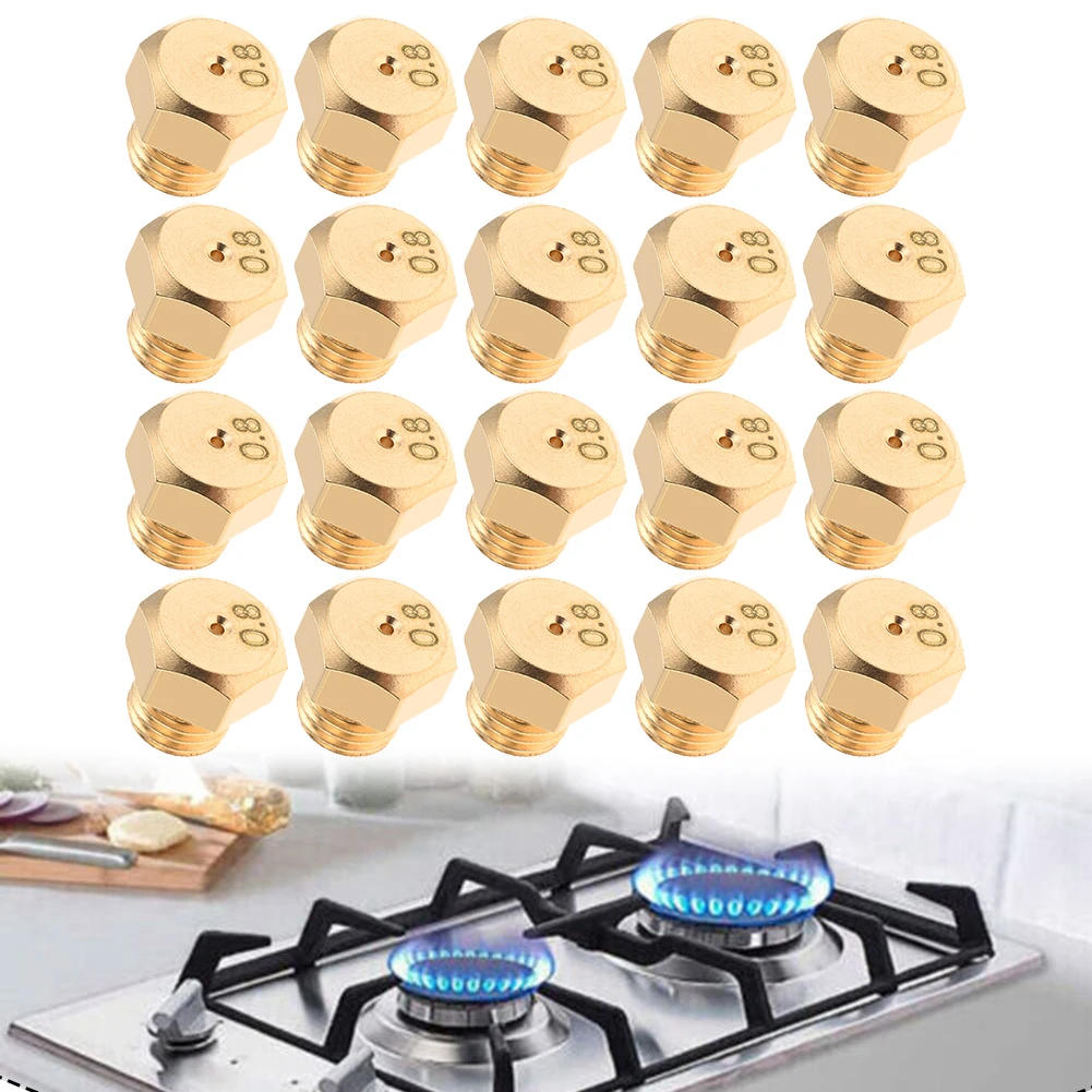 

Outdoor Cooking Brass Nozzles Low Pressure Nozzle For Grill Compatible With Grill Brands Comprehensive Replacement Set