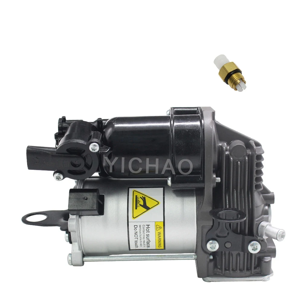 Do Mercedes Benz W221 W164 X164 W166 X166 Pompa sprężarki zawieszenia pneumatycznego z zaworem powietrza 2213200704 1643201204 1663200104 — zdjęcie 2