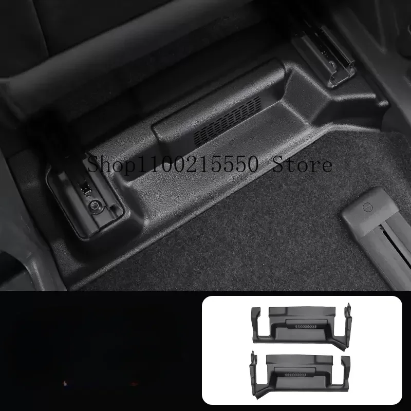 For Toyota Sienna 22-24 Retrofitting the protective cover for the air outlet under the seat to prevent dust in rear seats