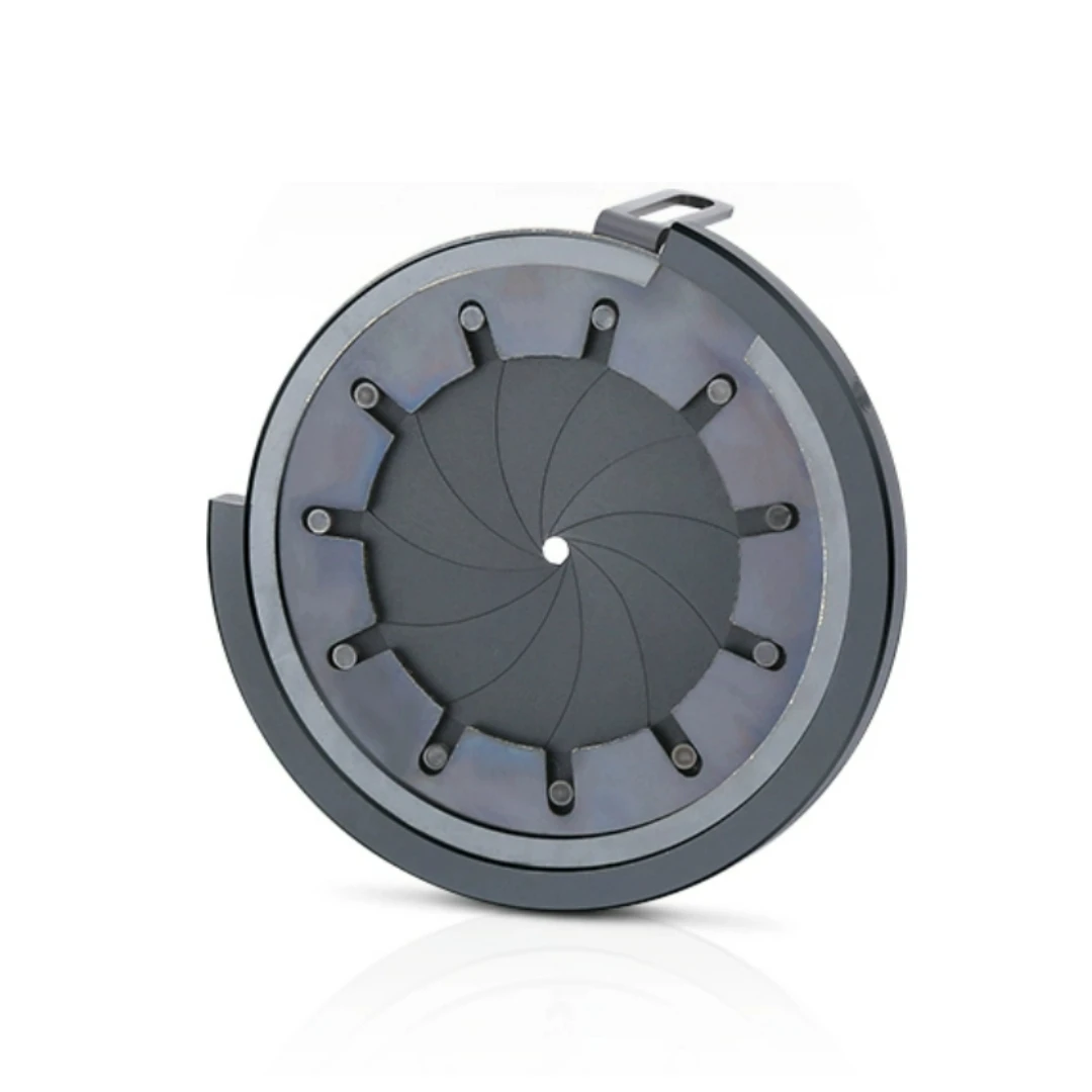 1.8-22mm Mechanical Diaphragm Continuously Variable Iris Integrated Aperture Stop Microscope Camera Laser Optical Light Module
