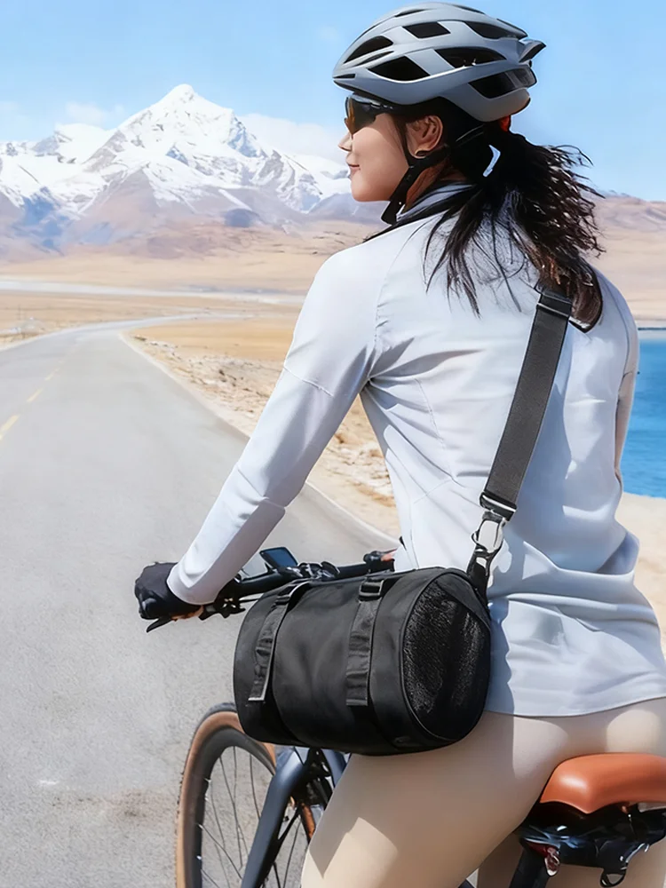 AliExpress Outdoor Cycling Bike Front HandleBar Bag Bicycle Bags，Pannier Bag Multifunction Portable Shoulder Bag Backpack Bike Accessorie