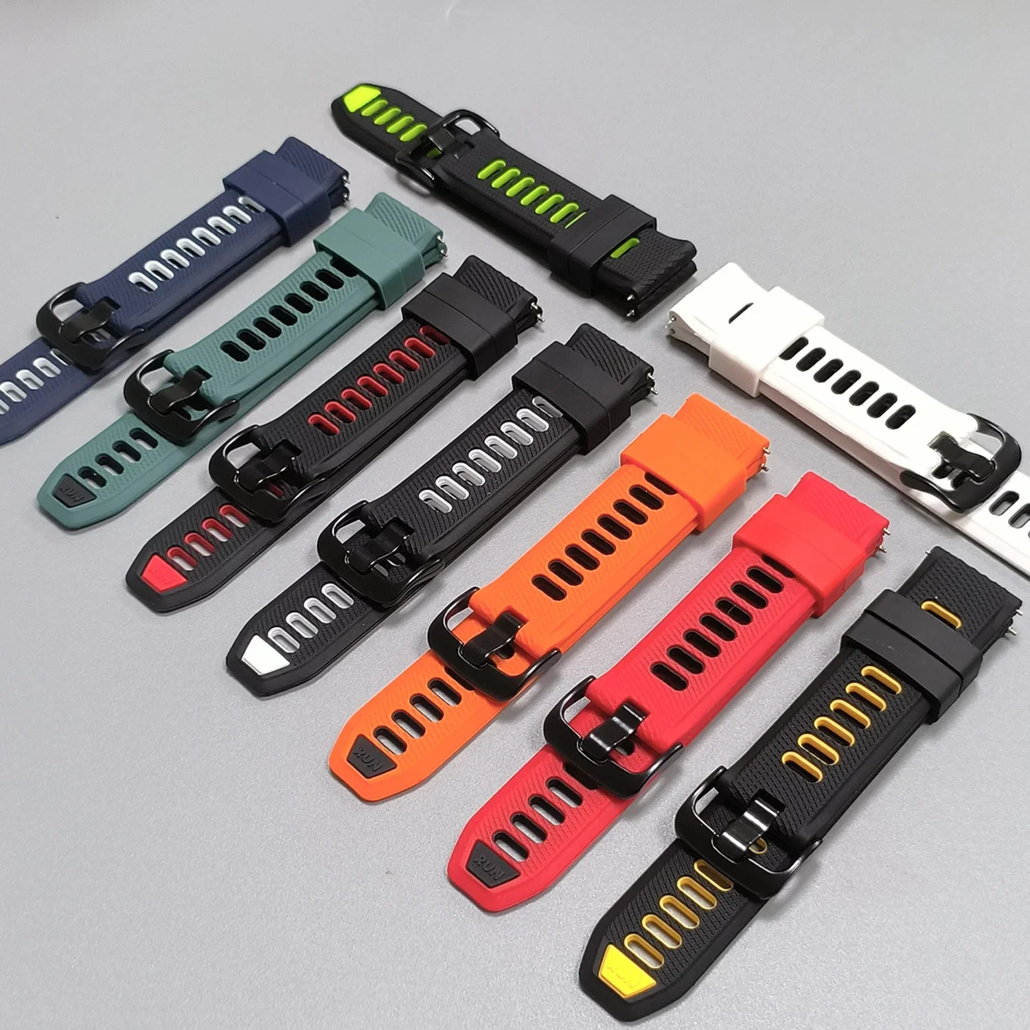 20/22mm Silicone Strap For HUAWEI WATCH GT 6 5 4/GT 6 5 pro Band GT 3 2 46mm 42mm/WATCH 5 4/HONOR Magic Watch 2 Bracelet Correa