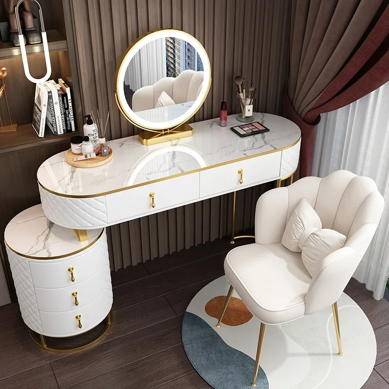 Living Room Dressing Table Makeup Storage Nordic Mobile Cabinet Dressing Table Vanity Comoda Pra Quarto Luxury Furnitures