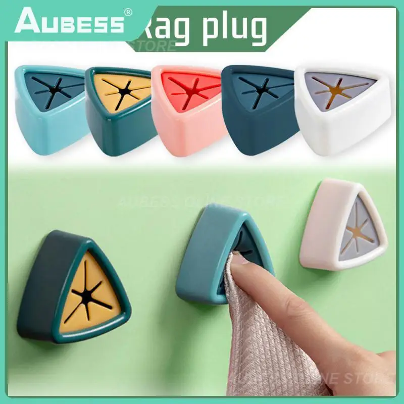 Rag Rack Multipurpose Smooth Dishwashing Towel Clip Innovative Dark Green Hand Towel Organizer Dish Towel Hanging Rack Durable