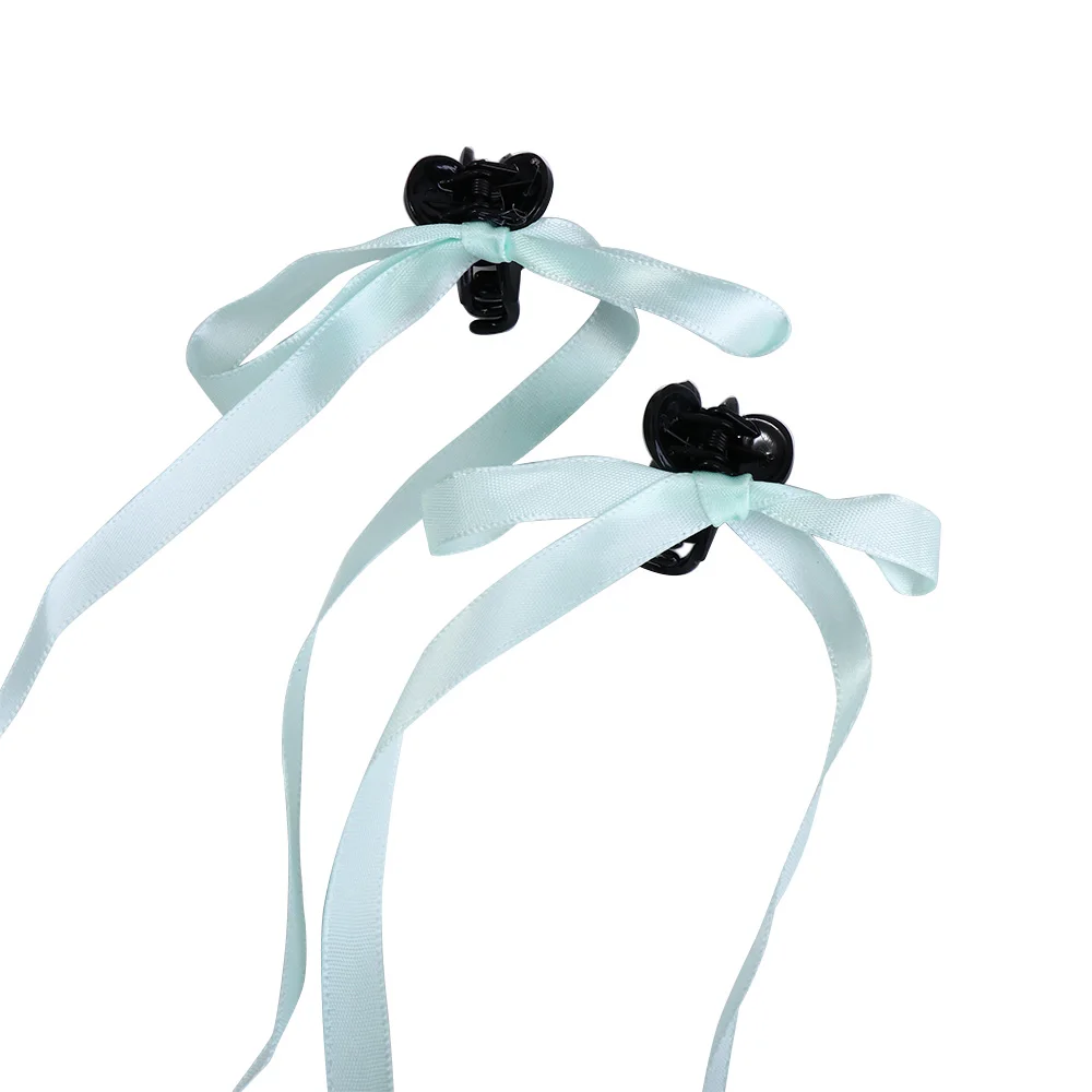 

Braiding Hair Tool Bowknot Geometry Shape Ribbon Balletcore Bow Hairpin Small Hair Claw Girl Hair Clip Korean Style Headwear
