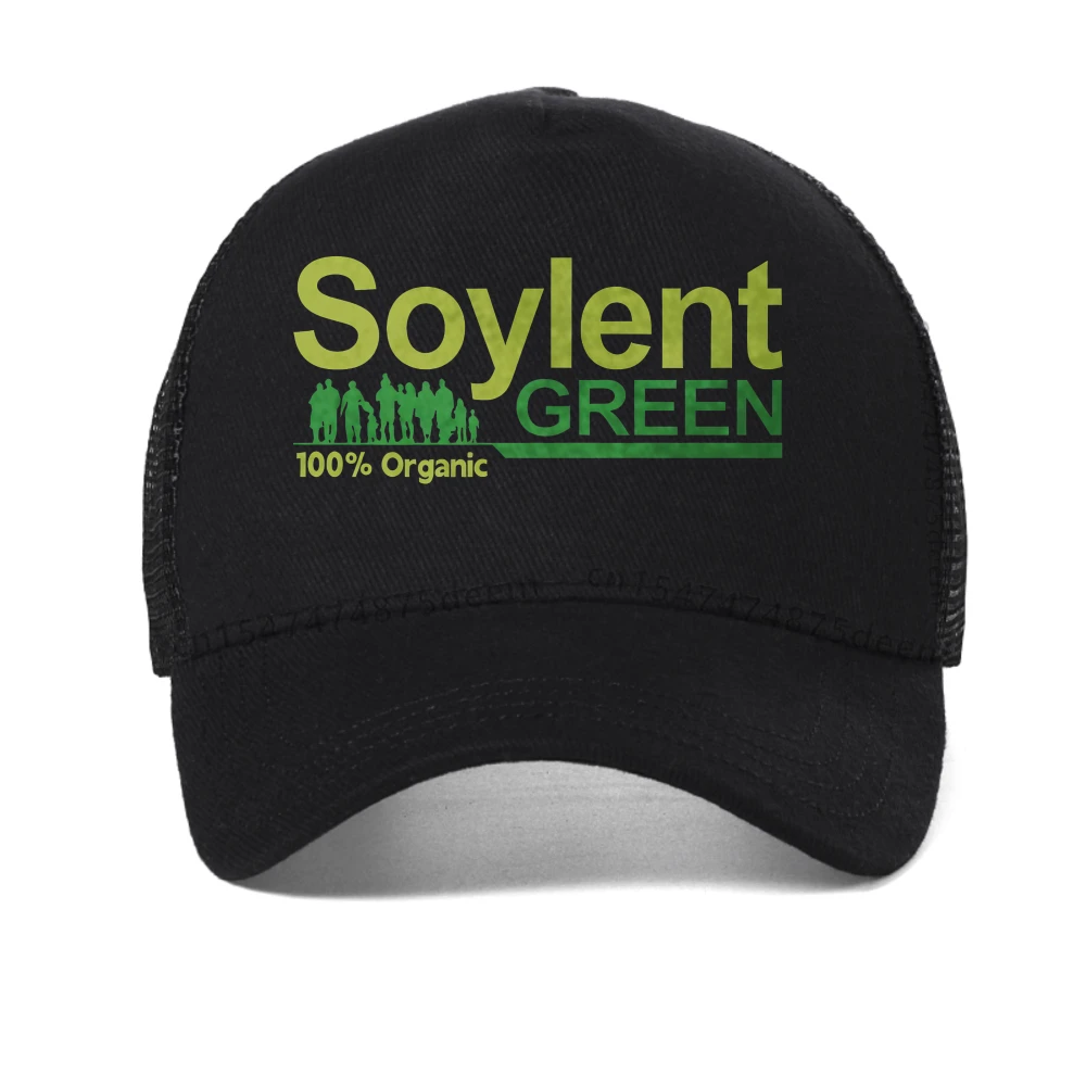 

Soylent Green Print baseball cap Mens Creative Print caps Casual Summer Outdoor adjustable mesh Trucker hat cool Snapback hats
