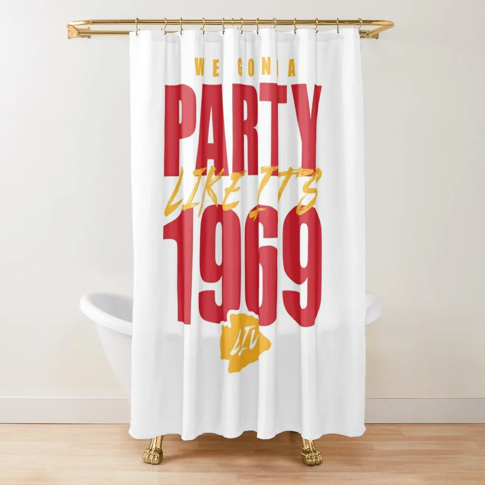 

Kansas City - Party Like It's 1969 Shower Curtain Cover Waterproof Fabric Bathroom Curtain