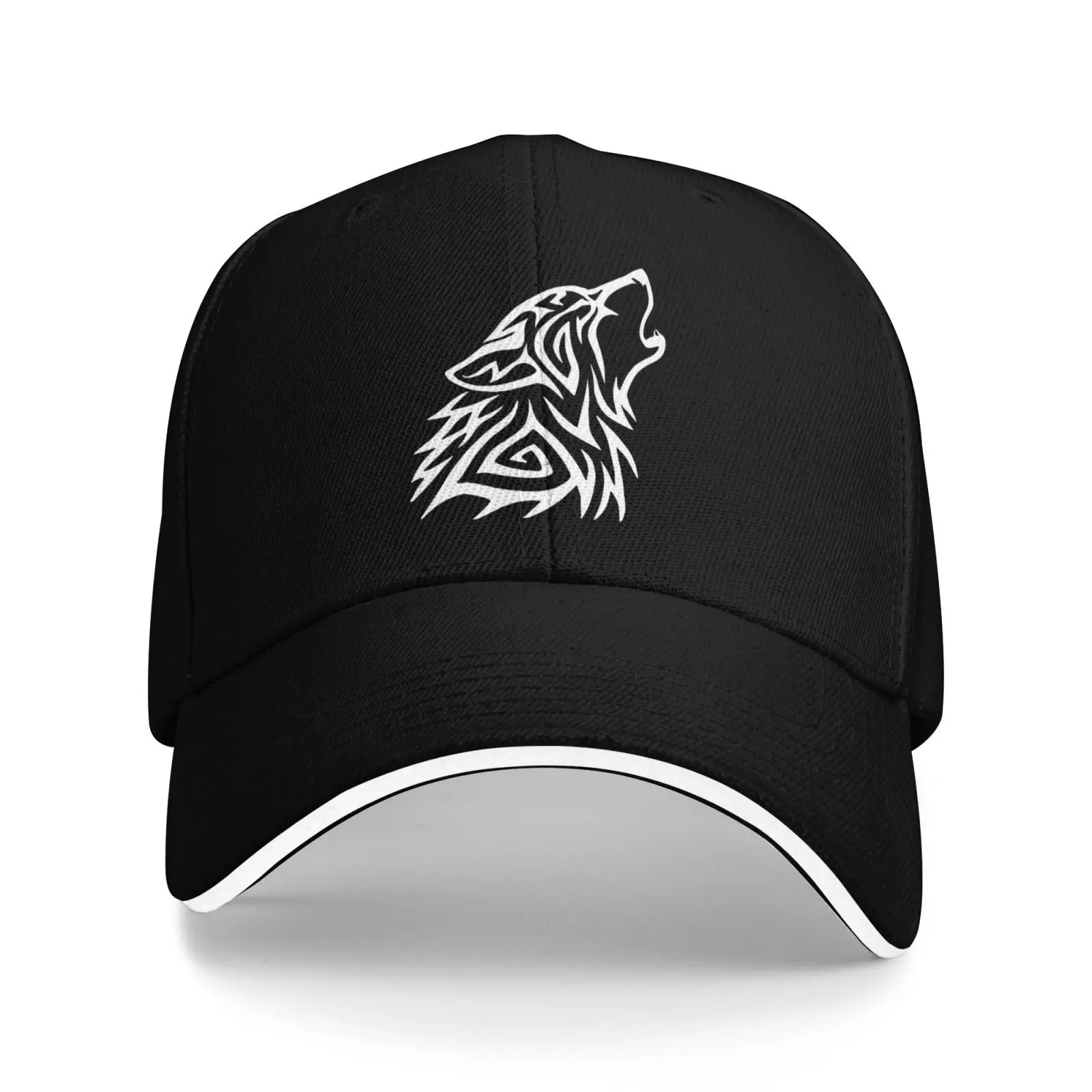 Wolf Dog Tribal Baseball Cap Sunhat Anime Elegant Women's Hats Men's Adjustable Outdoor Sport Hat