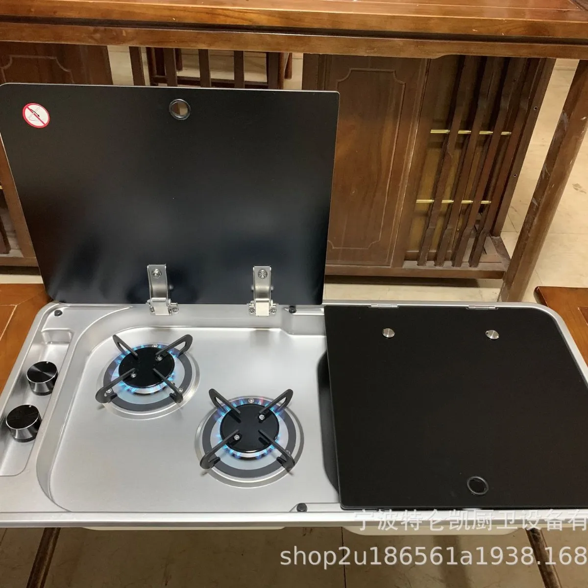 

Мойка из нержавеющей стали для автофургонов с крытой газовой плитой, поставка производителя аксессуаров для автофургонов