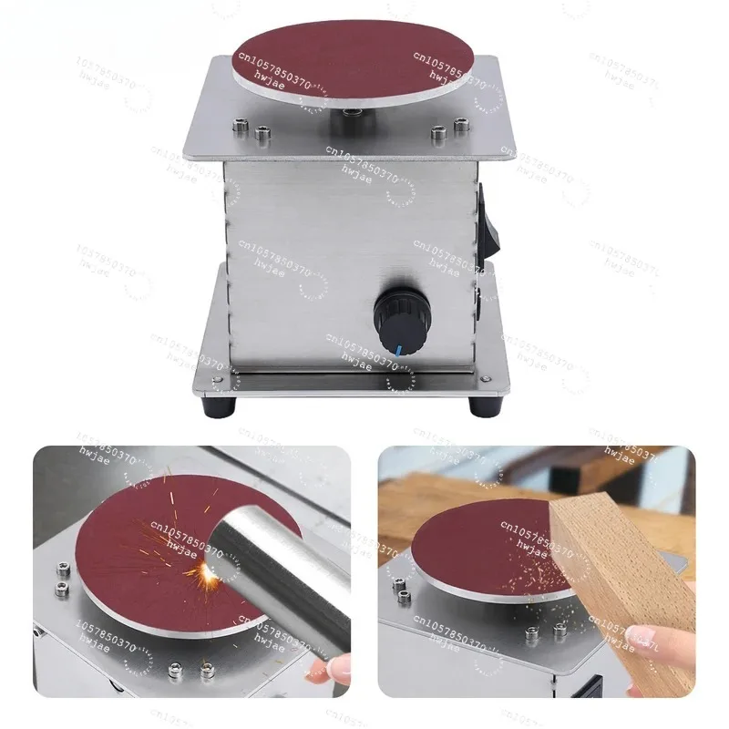For 150W Electric Disc Sander 125mm Variable Speed Polisher Grinder 0-6000RPM Including 10pcs Sanding Discs