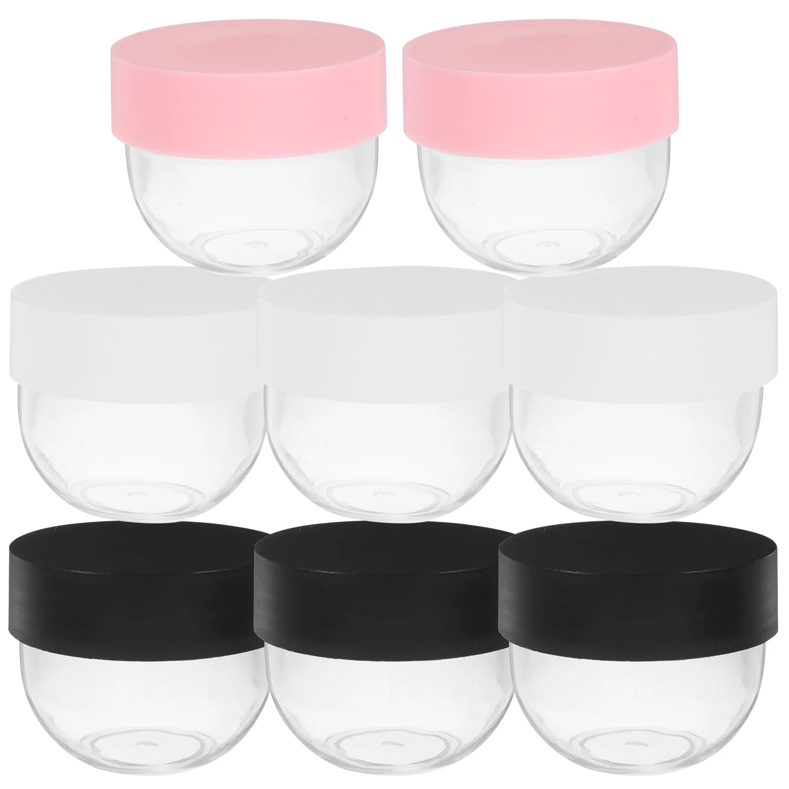8 قطع من زجاجات الكريم، حاويات واسعة الفم قابلة لإعادة الملء، برطمانات لوشن للسفر المحمولة، قبضة متينة غير قابلة للانزلاق