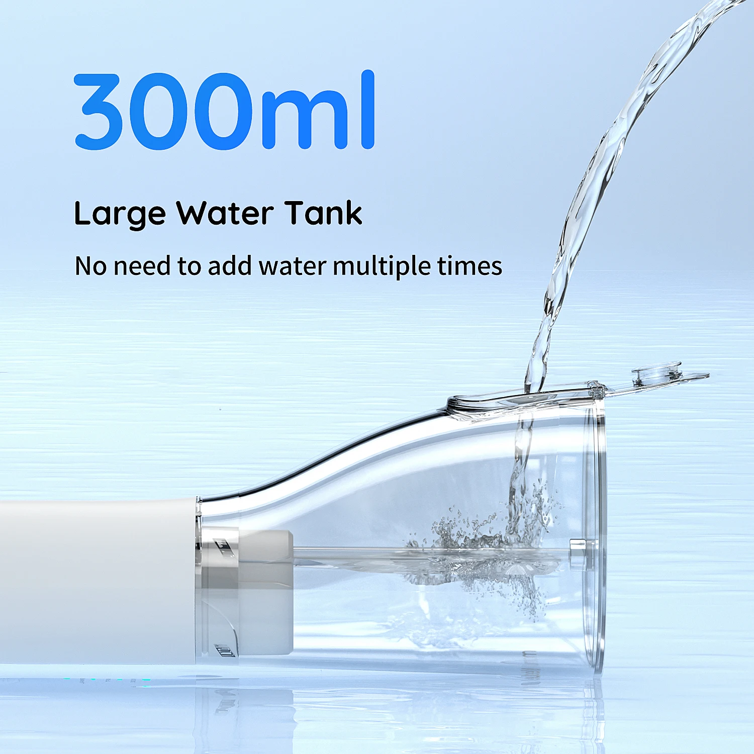 Water Flosser Mornwell F29 crodless Dental flosser Oral Irrigator for clean Teeth Rechargeable Portable Waterproof Teeth Cleaner