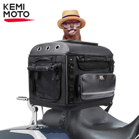 Motorcycle Pet Dog Cat Carrier Bags for Street Glide Road King with Passenger Seat or Luggage Rack Touring Trike Models Pet Bag